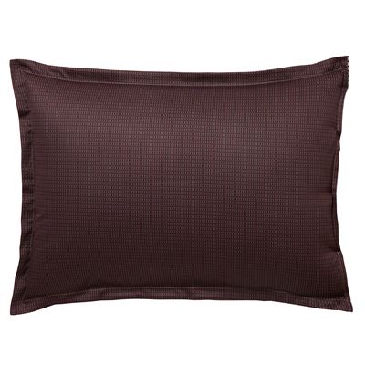 Linge de lit en satin de coton peigné micromotif noir