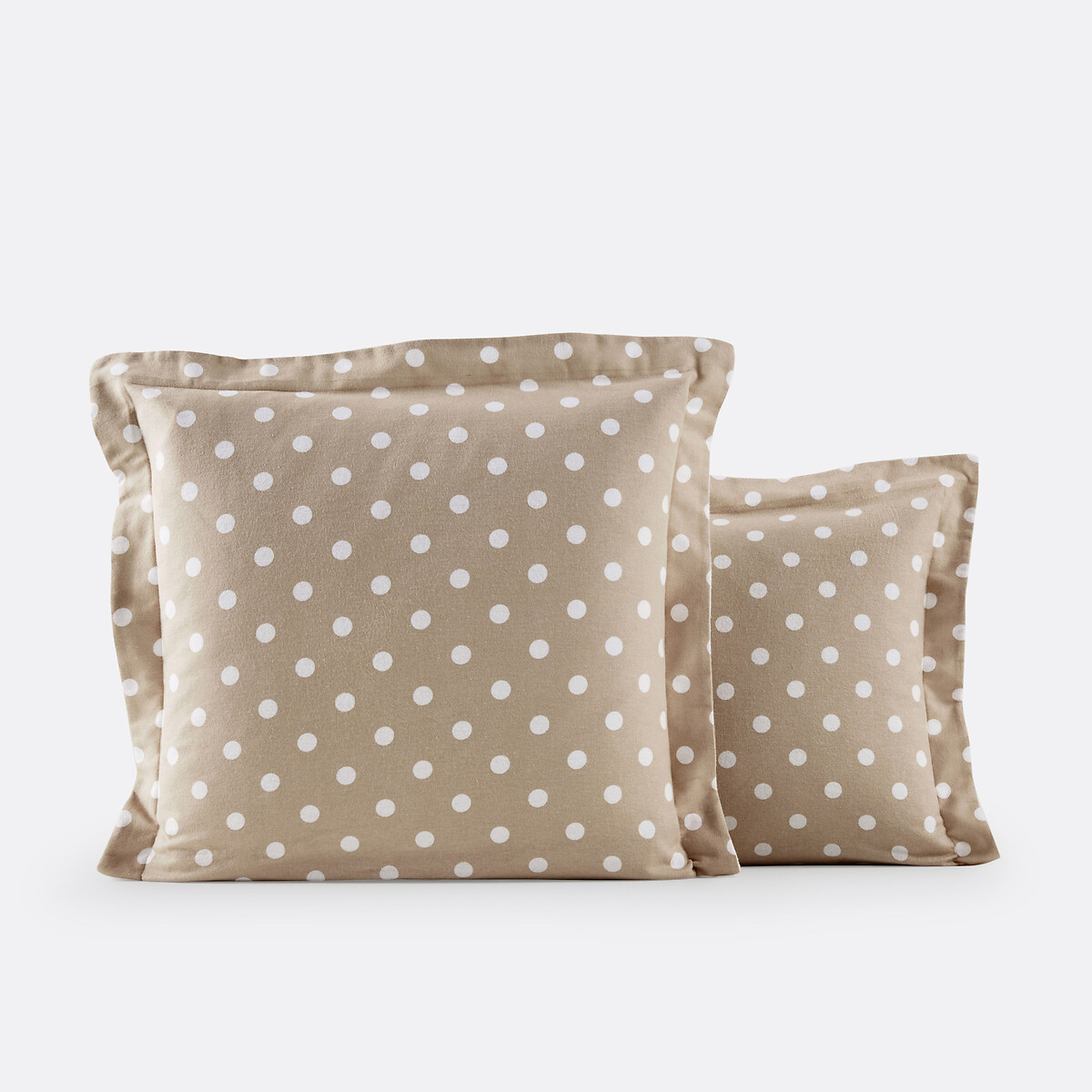 LA REDOUTE INTERIEURS<br>Fronha de flanela com estampa de bolinhas, Clarisse
