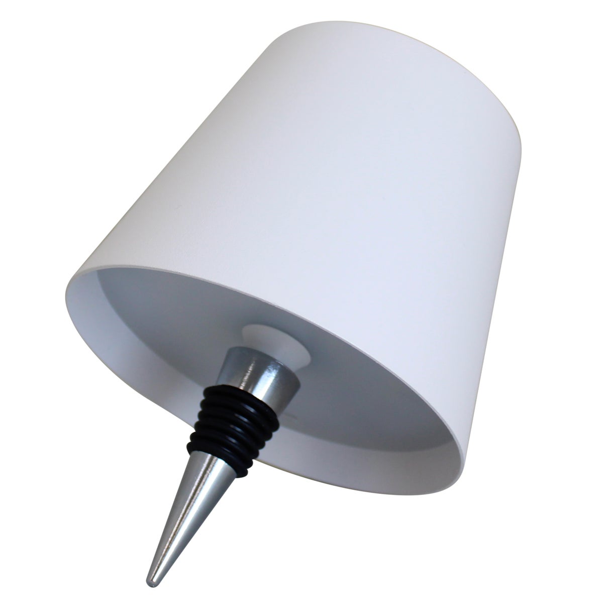 LED 2-in-1 lamp: tafellamp en flessenlamp in één, wit, draadloos, dimbaar, oplaadbaar via USB, voor bevestiging aan flessen of als tafellamp voor thuis, restaurants, hotels, bars