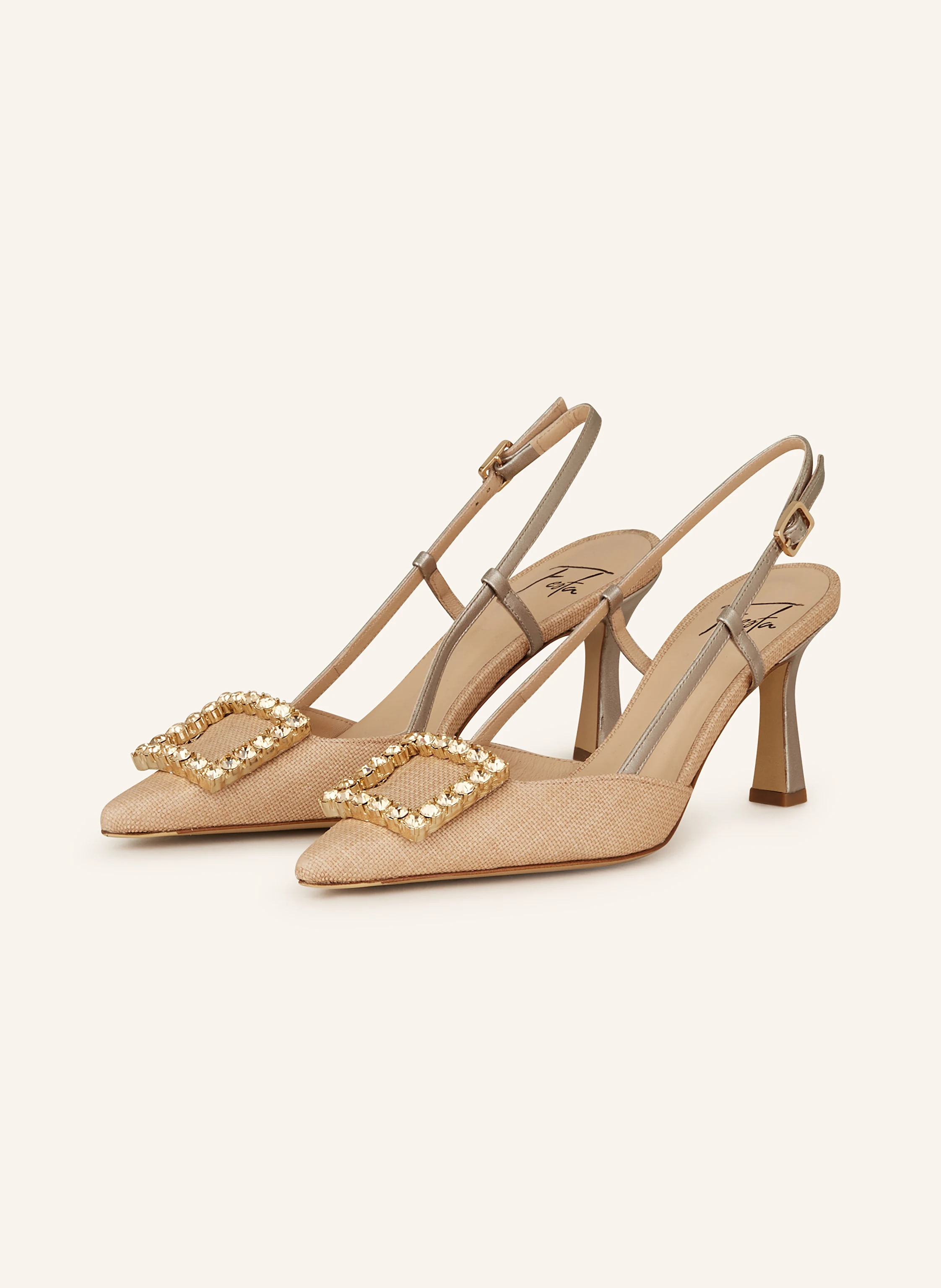 FESTA Sling-Pumps CAMPBELL mit Schmucksteinen