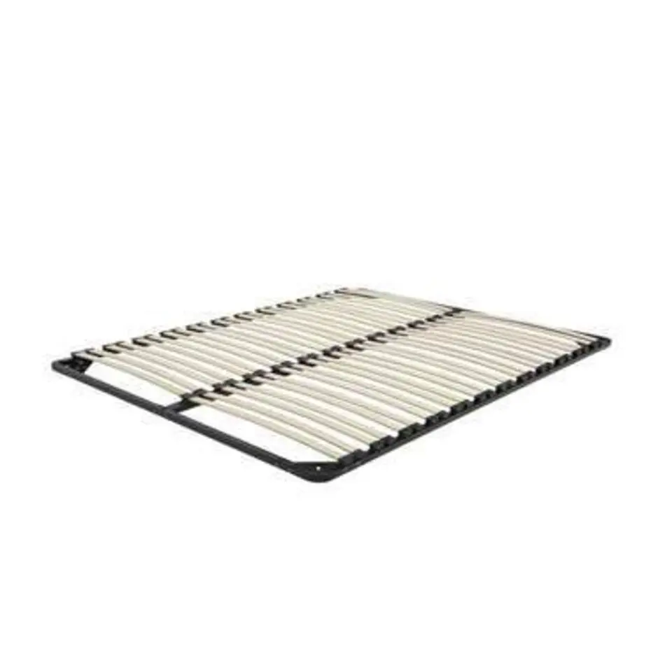 BASIC - Lattenbodem - Zwart - 140 x 200 cm - Staal
