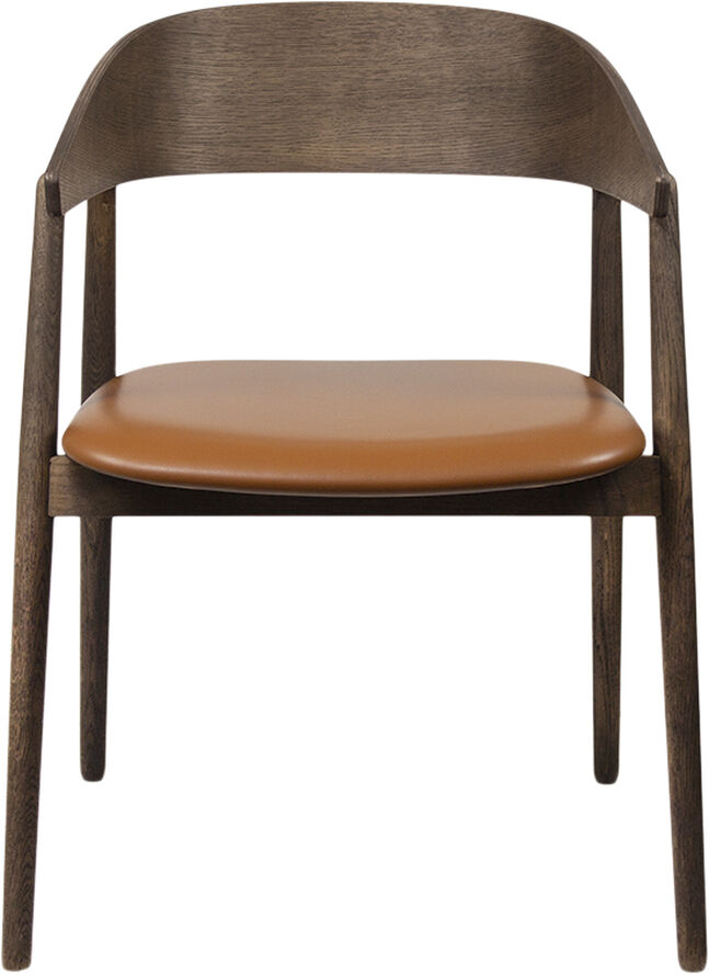 Andersen - Furniture AC2 armchair, Smoked oak, Leather Cognac