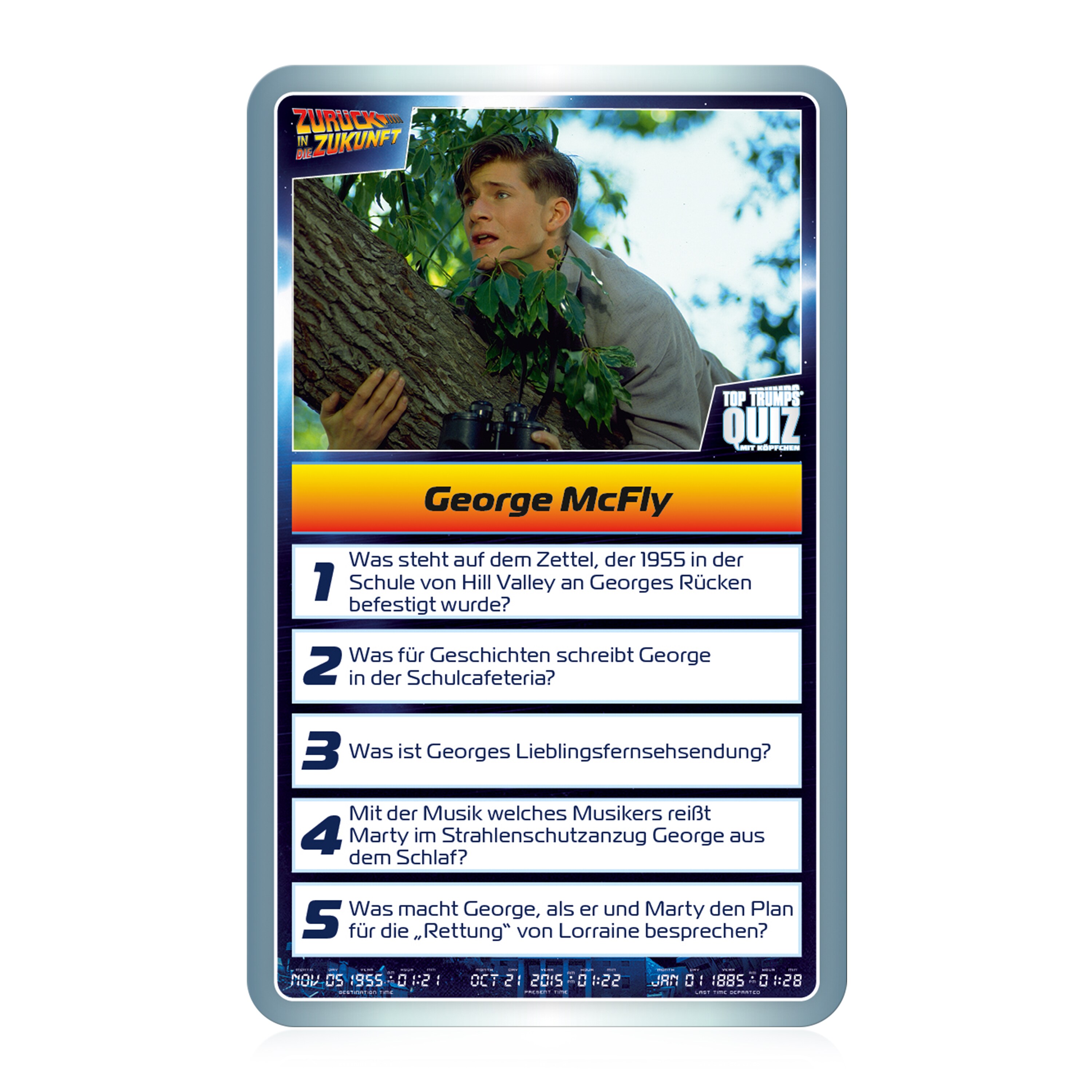 Top Trumps Quiz - Zurück in die Zukunft deutsch Quizspiel Fragespiel