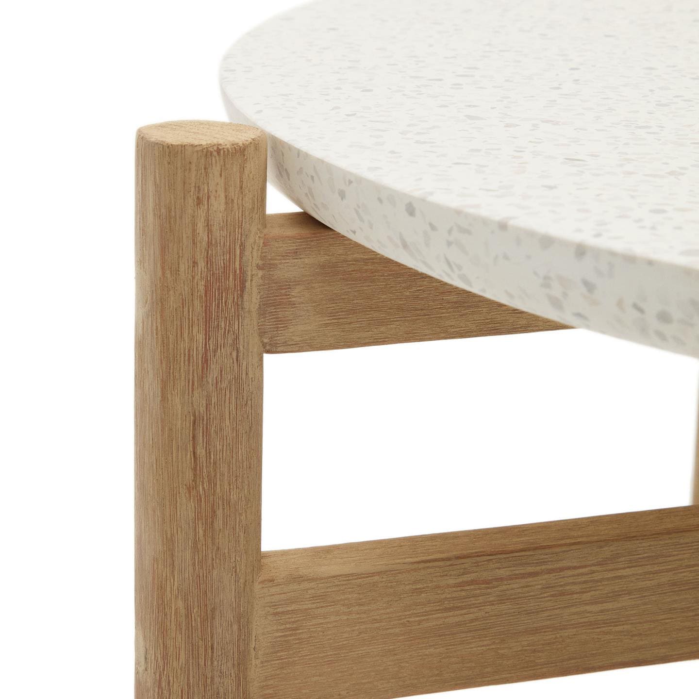 Kave Home Loungetisch POLA 88 cm naturfarbig