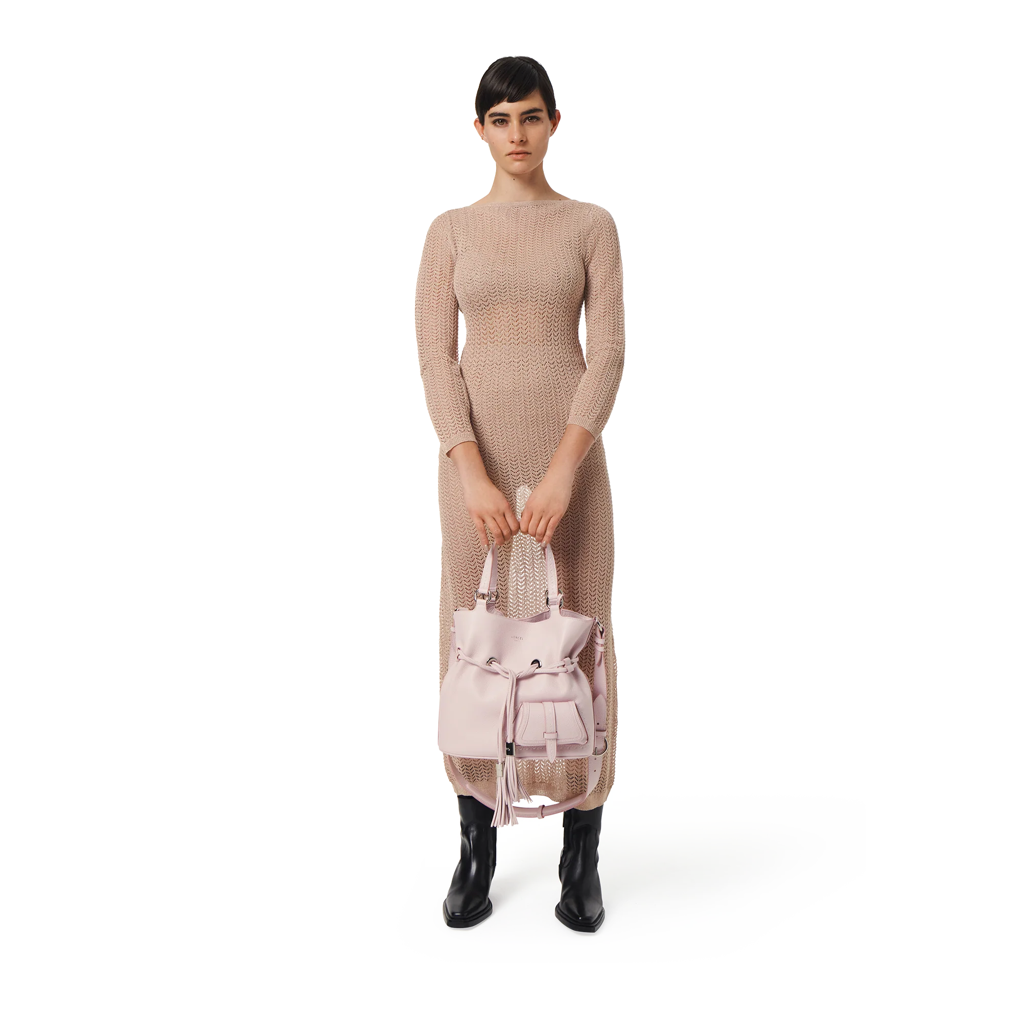 Sac seau M Premier Flirt de Lancel-Rose dragee