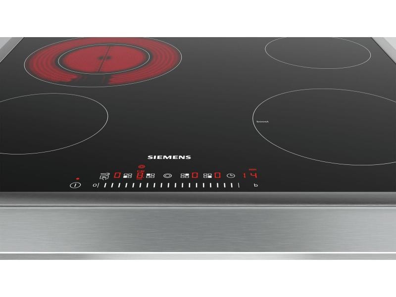 Siemens Glaskeramik-Kochfeld ET645FFP1C Flachrahmen-Design Glaskeramik-Kochfeld mit 4 Herdplatten
