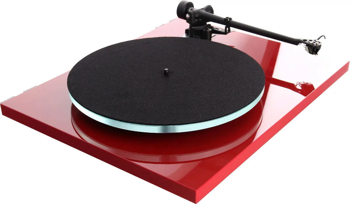 Rega Planar 3 Rouge avec cellule Nd5 Platines vinyle hi-fi