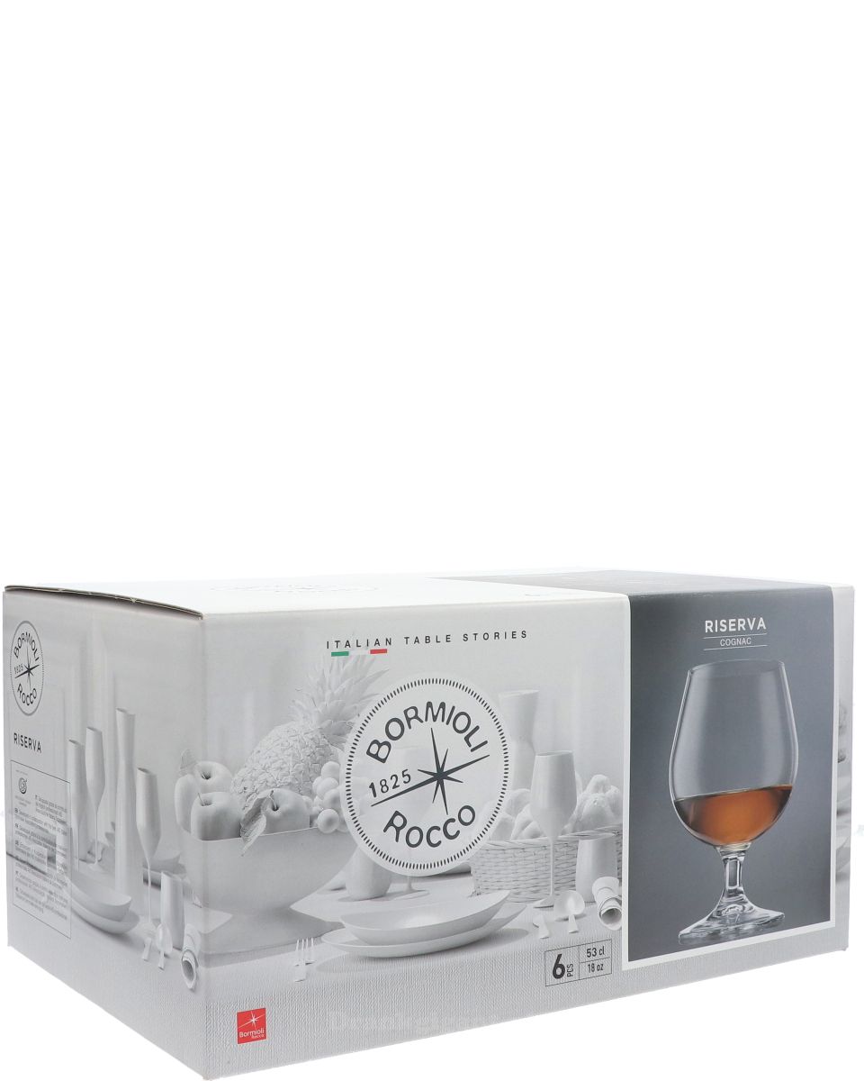 Bormioli Riserva Cognac Glas Doos Van 6 318 cl