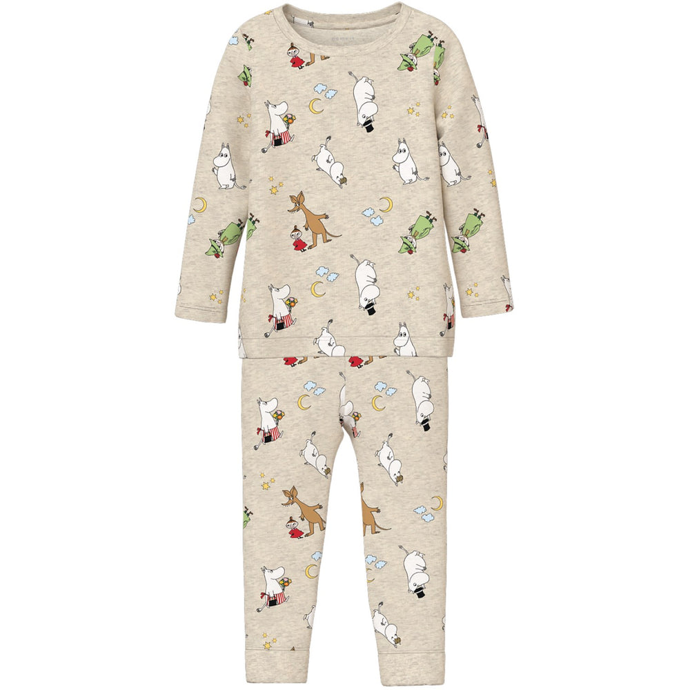 Køb Name It Peyote Melange Nmnsemol Moomin Ls Natsæt Vde