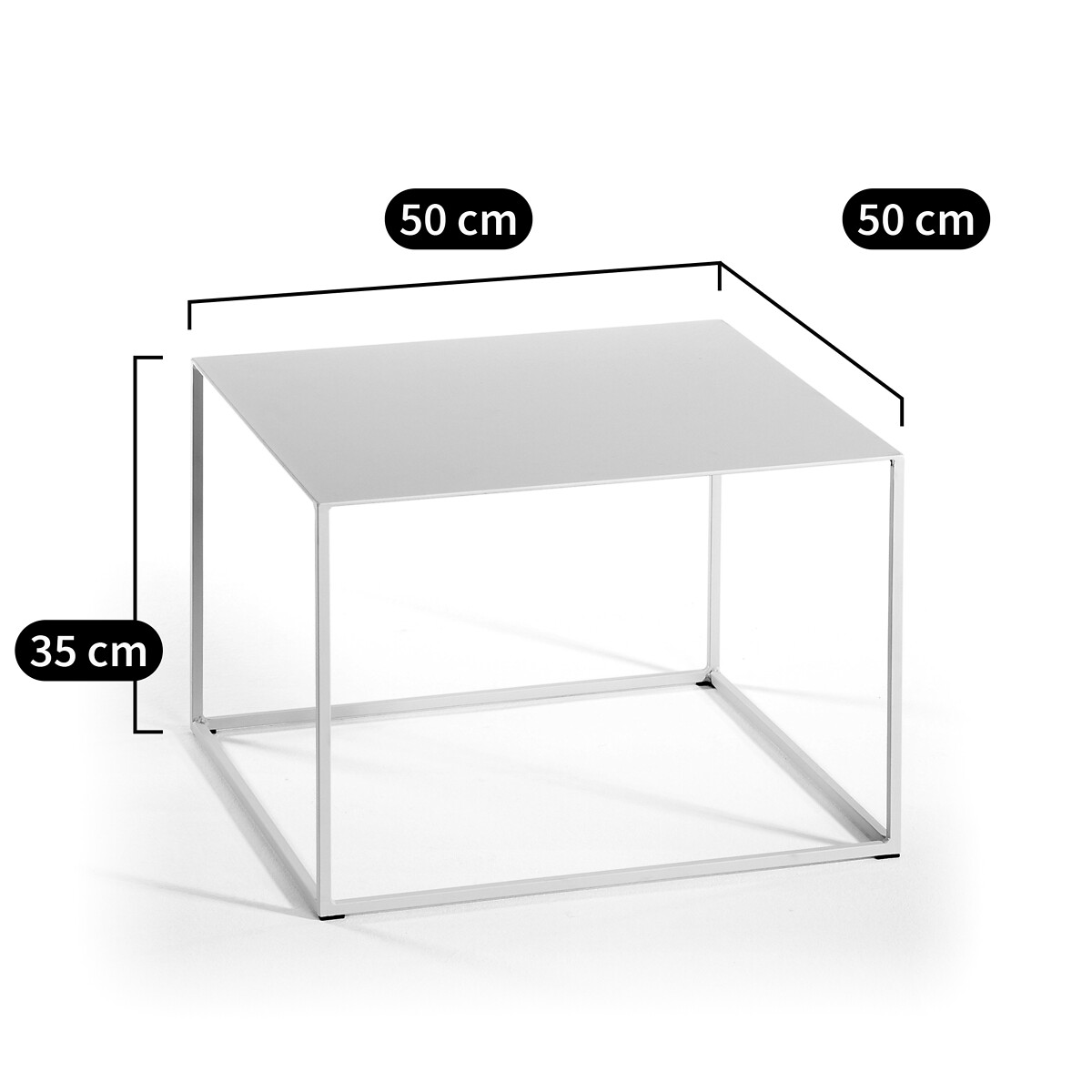AM.PM<br>Mesa lateral Romy, quadrada