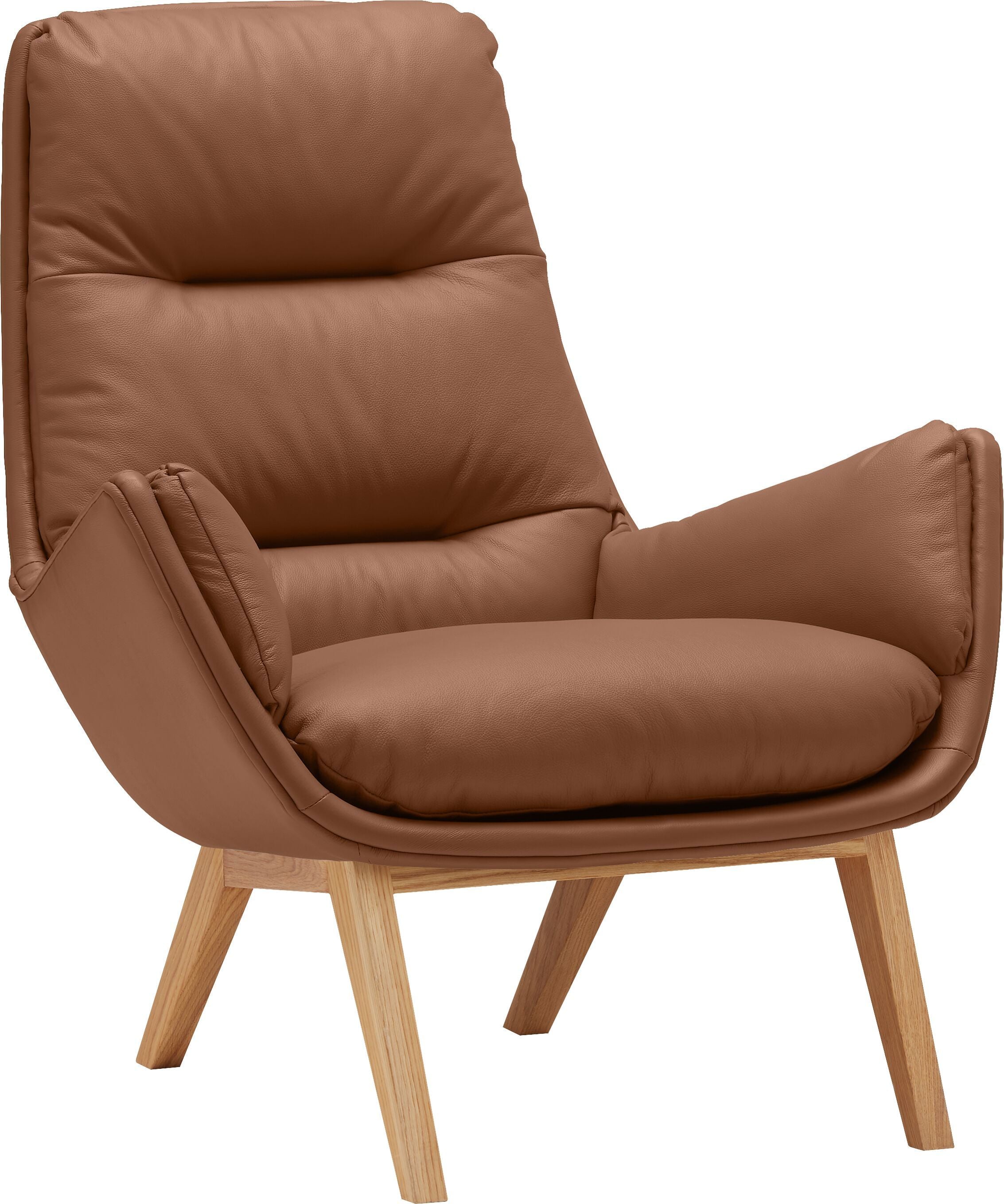 ANDRES Sessel - Braun / B: 83.0 cm x T: 94.0 cm x H: 97.0 cm