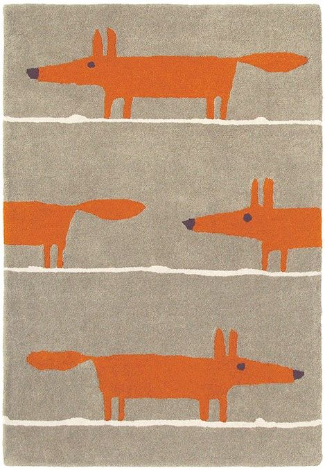 Vloerkleed 25303 mr Fox  | Scion Rug Collection