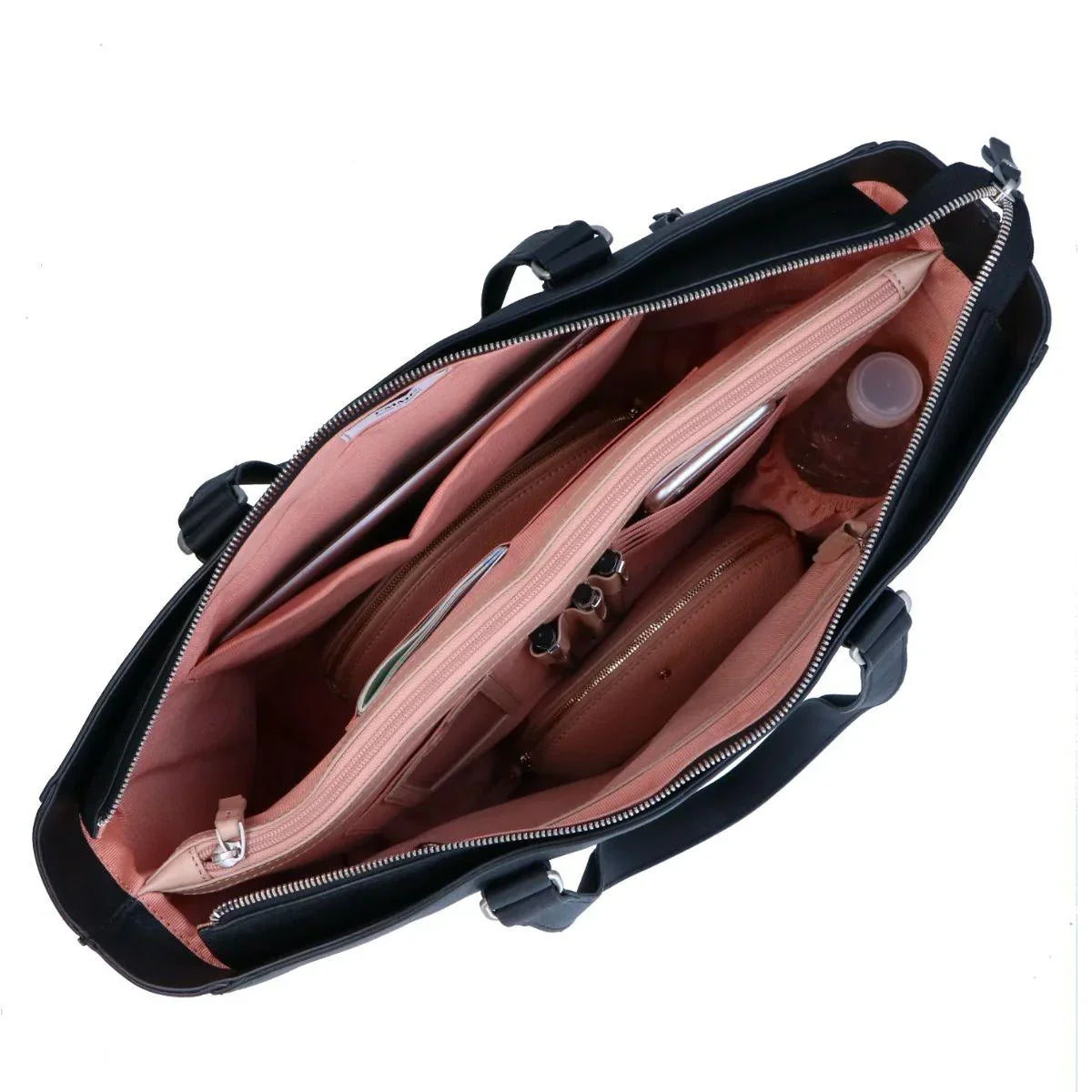 FMME | Caithy leren laptoptas 15,6