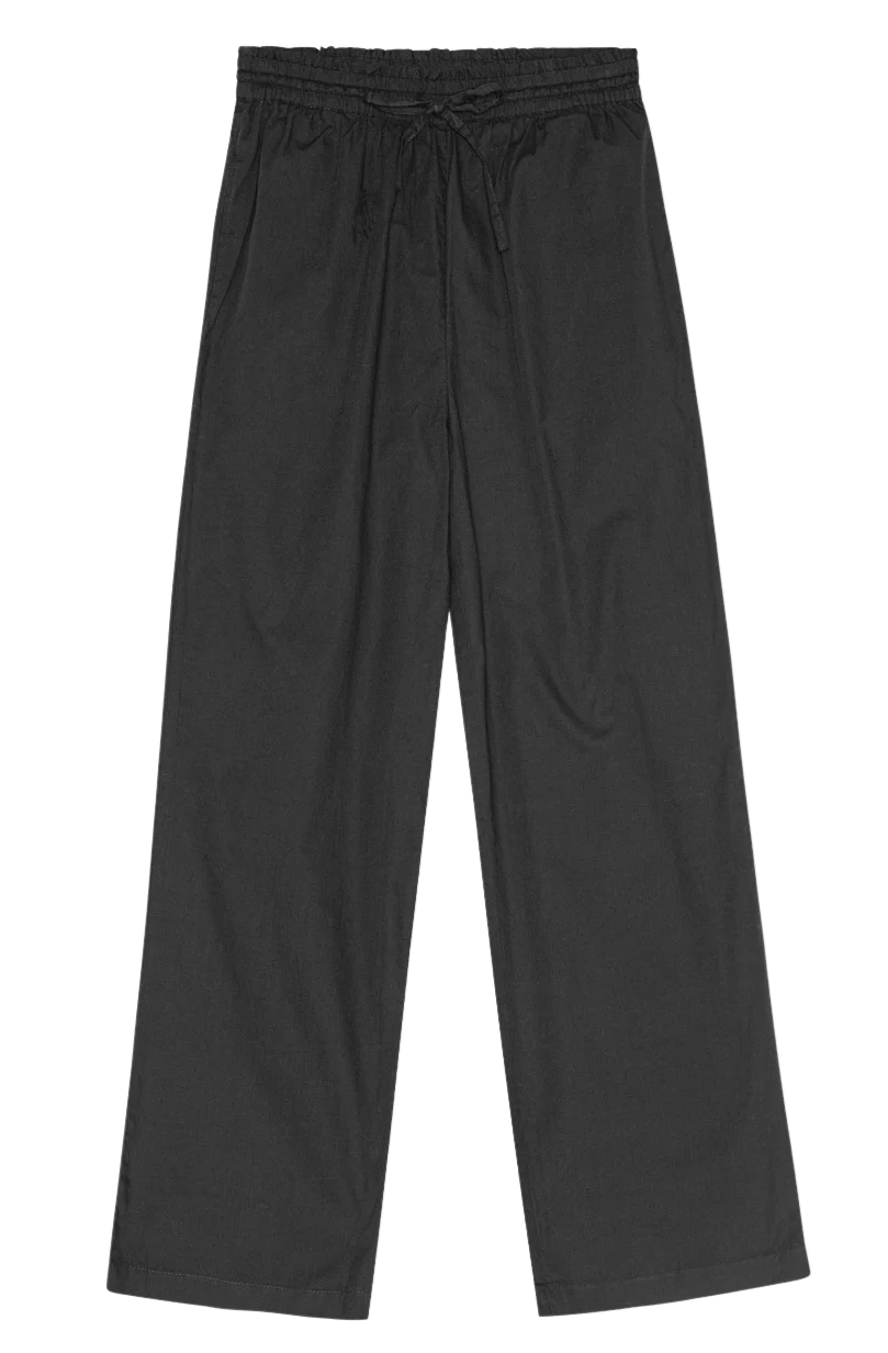 Moshi Moshi Mind  Moon Poplin løse bukser - Moonless Night