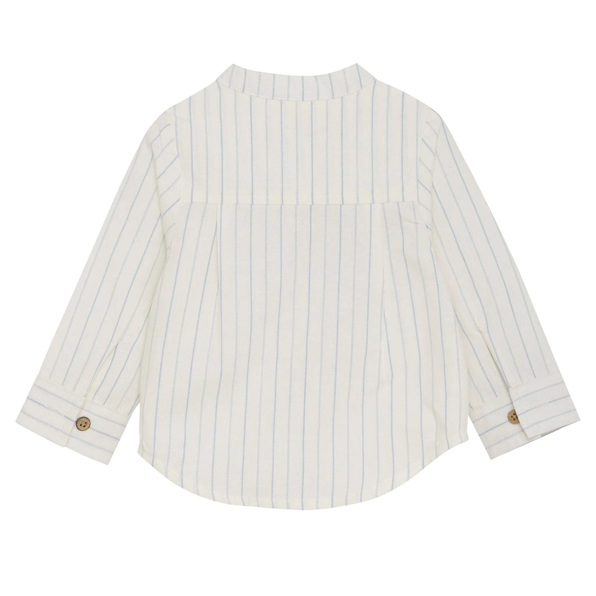 En Fant Chemise Rayée Ivoire 6-24mois