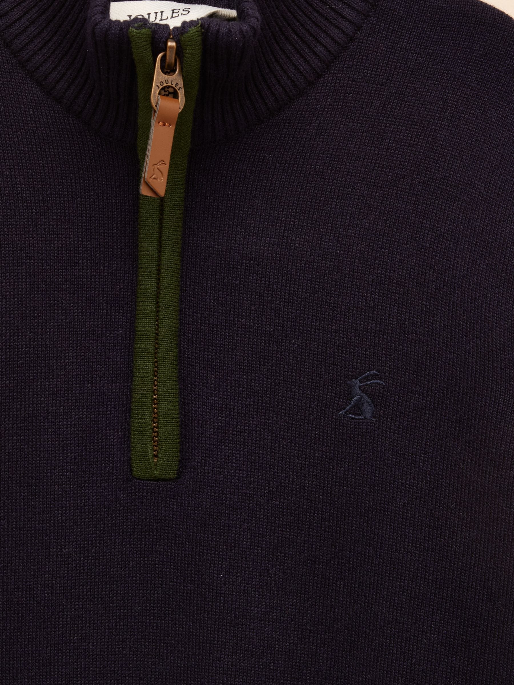 Joules Boys' Hillside Knit Quarter Zip Jumper