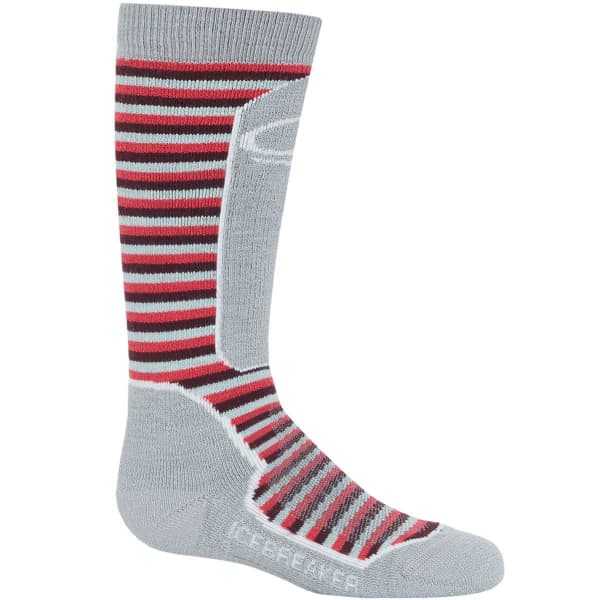 Chaussette de ski ICEBREAKER KIDS SNOW MEDIUM OTC SMOKE/SNOW/PRISM