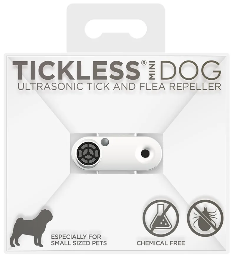 Tickless Mini Dog Pearl White