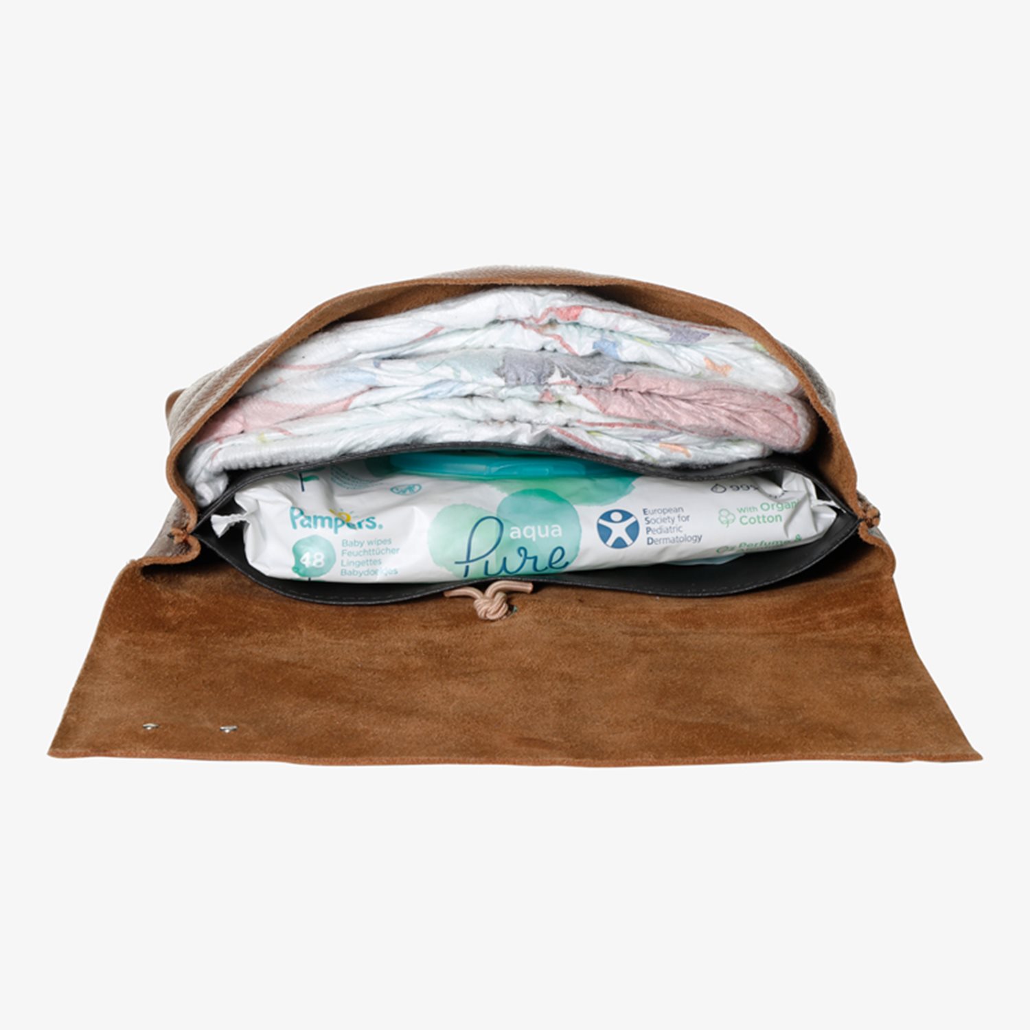 Mozz Luieretui Crossbody cognac