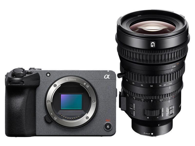 Sony Videokamera FX30   XLR-Griffeinheit E PZ 18–110mm Kit Kompakte Gateway-Kamera FX30 der Cinema Line mit XLR-Griffeinheit und Objektiv