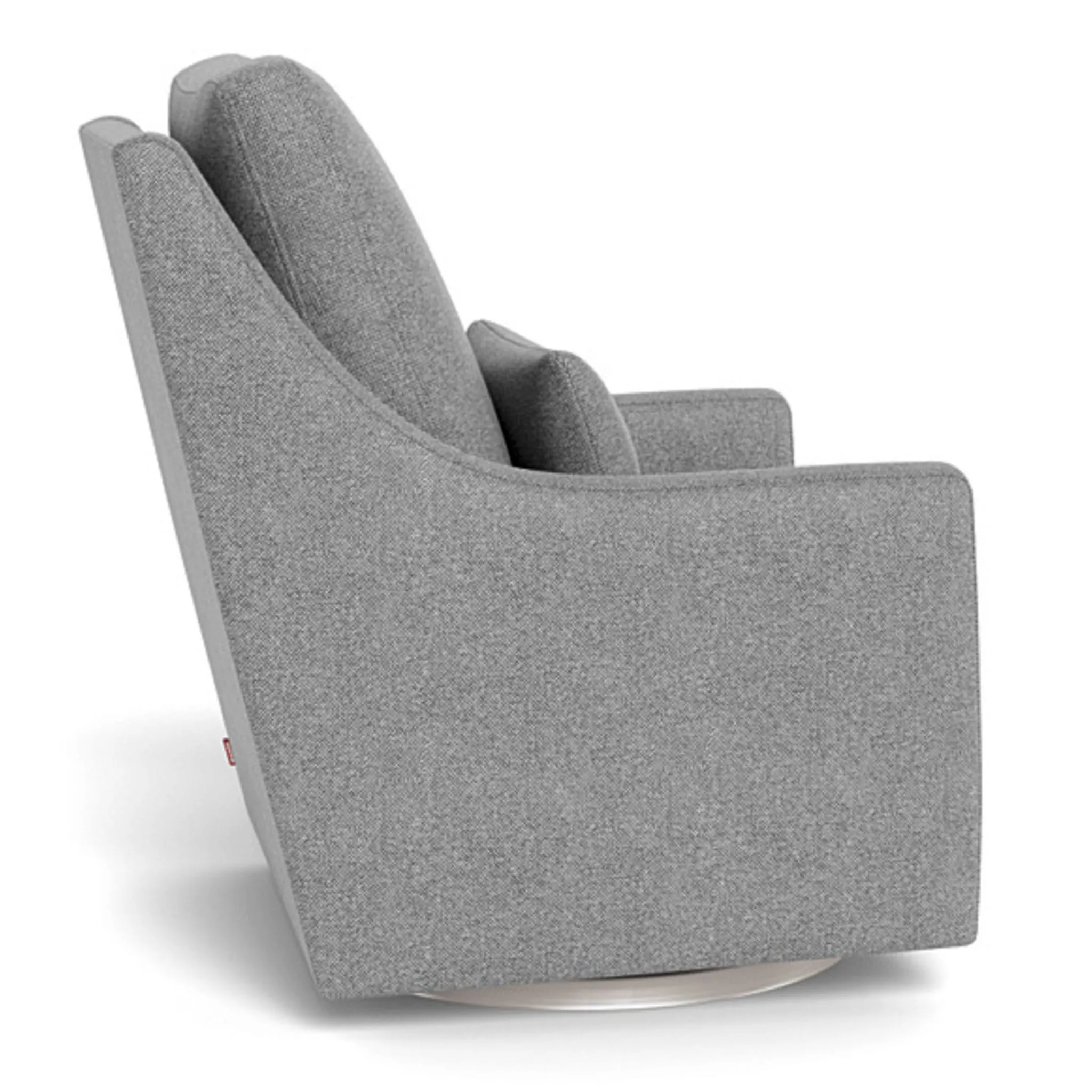 Monte Fauteuil Berçant et Pivotant Vera - Pepper Gris  Argent