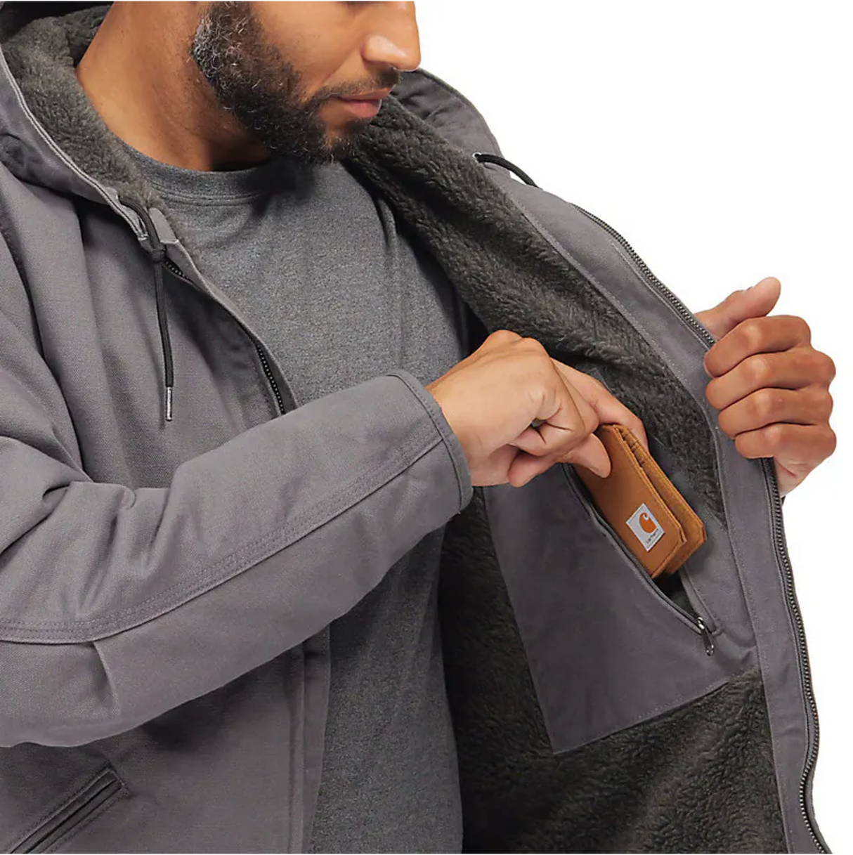 Carhartt<br>Washed Duck Sherpa Lined Jacket