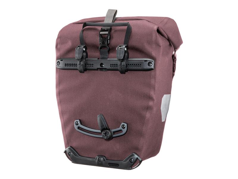 Ortlieb Fahrradtasche Back-Roller Urban, Ash Rose Multifunktionale Hinterradtasche mit QL2.1-System