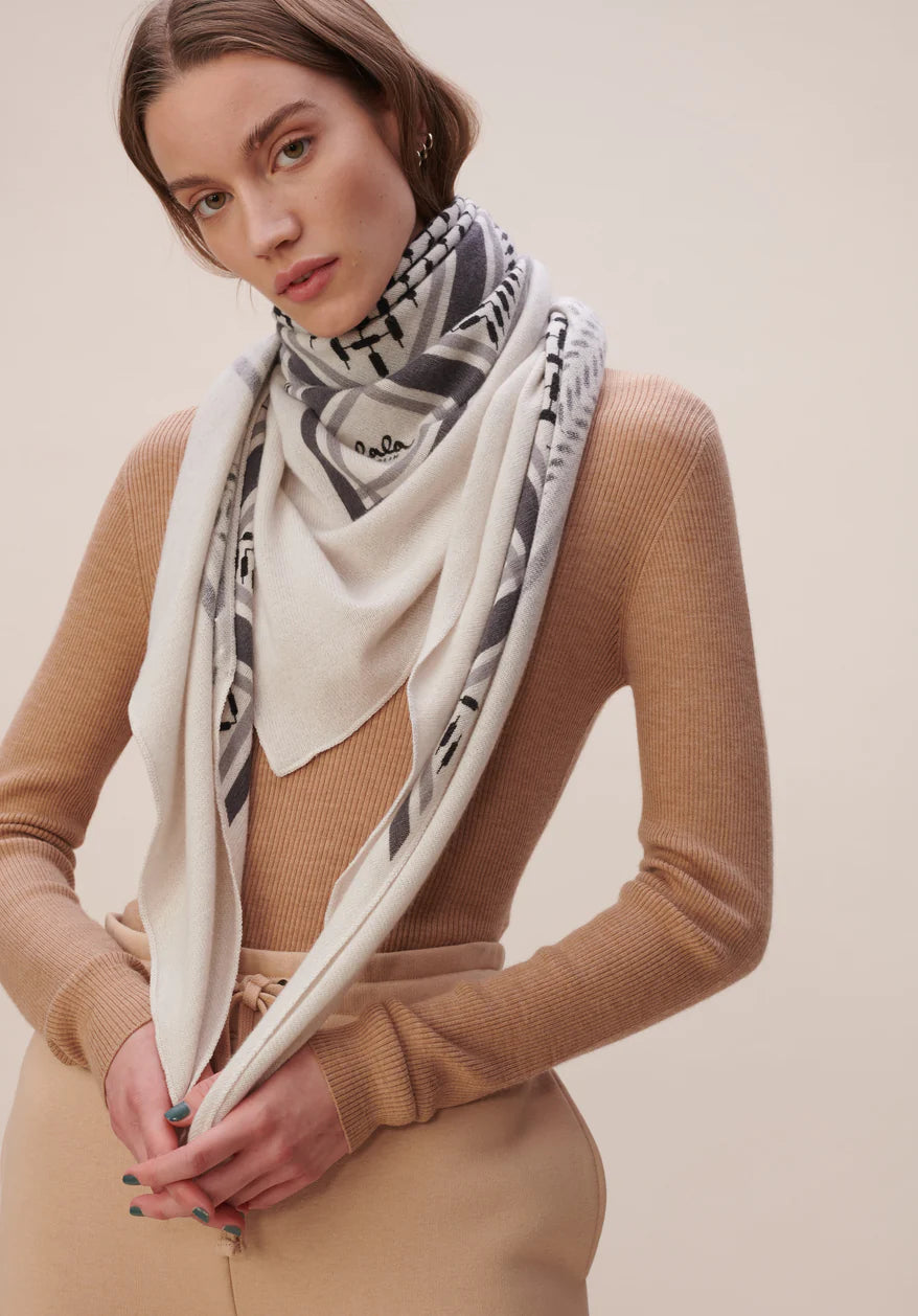 Lala Berlin Triangle Trinity Classic L alabastro off white