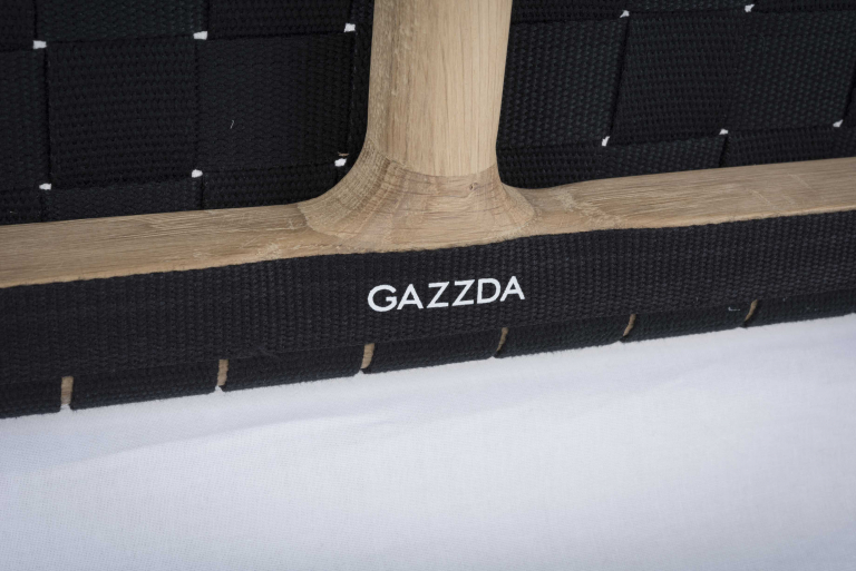 Gazzda Fawn bed 140x200 whitewash deep frame, cotton webbing white