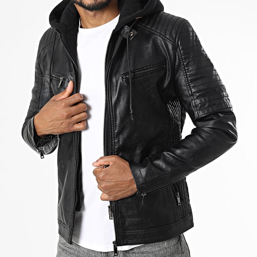 Veste Biker LP5537 Noir
