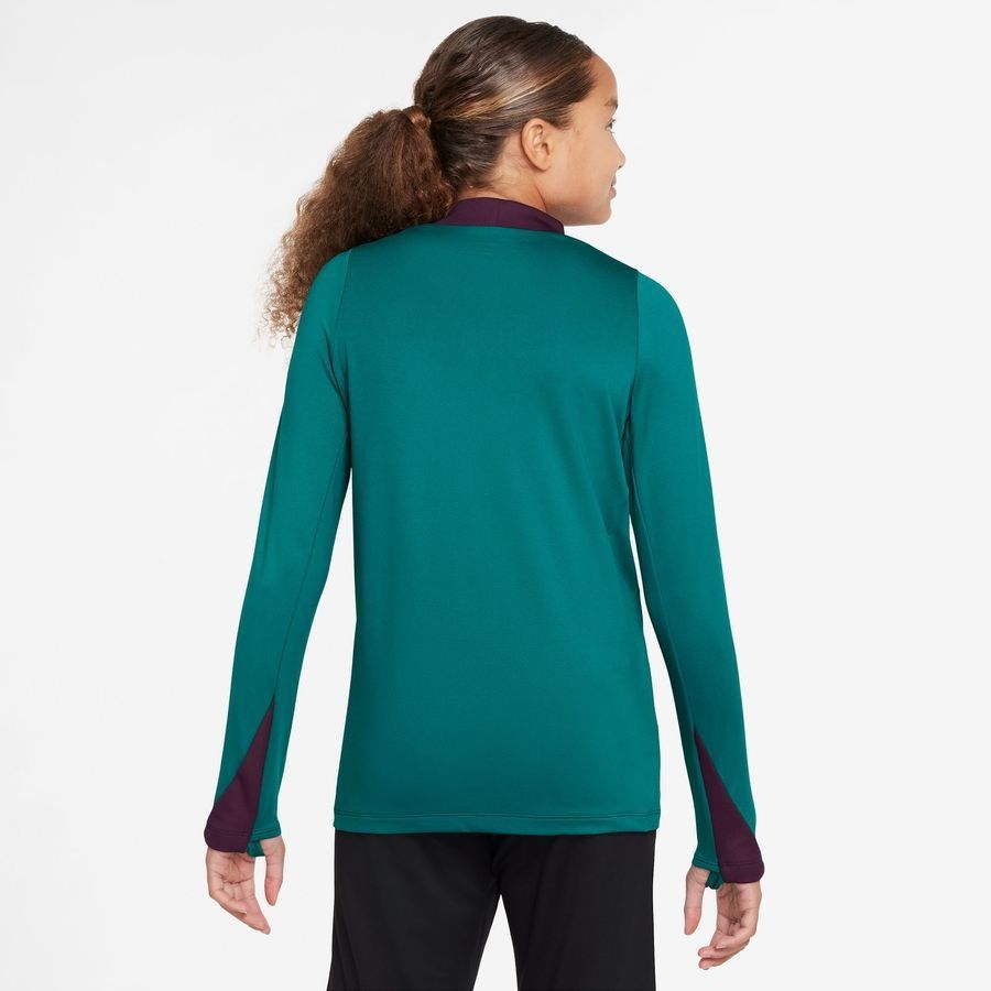 Paris Saint-Germain Maillot d'Entraînement Dri-FIT Strike Drill - Geode Teal/Bordeaux/Orange Enfant