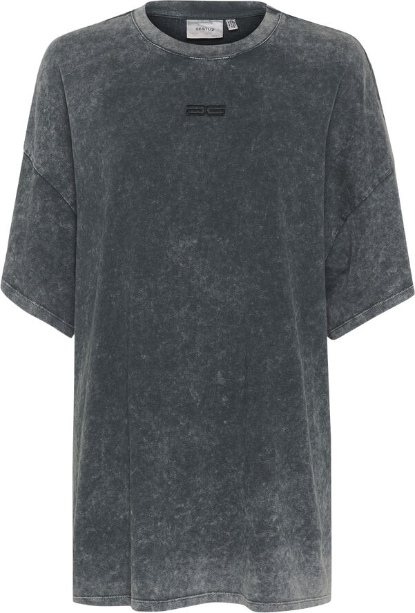 Gestuz JioGZ oversize tee Dark grey washed