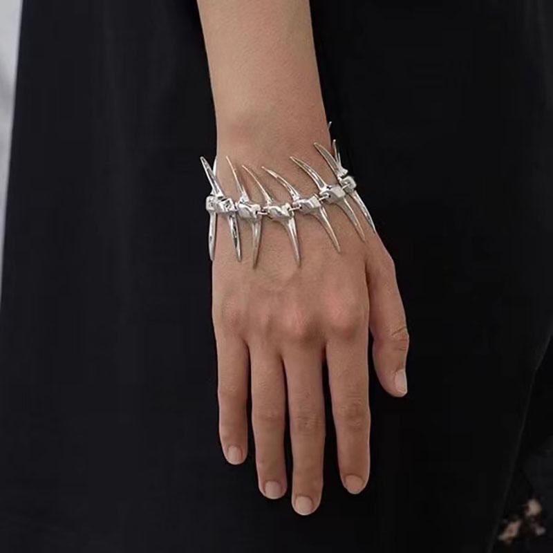 Lilafey - Visgraat Legering Armband