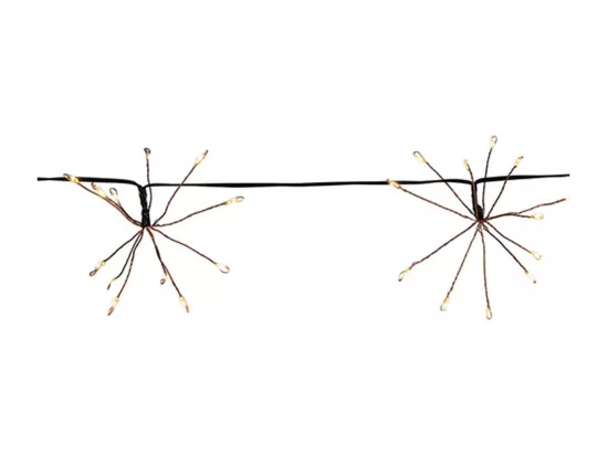 Guirlande solaire micro led FIREWORKS STRING LIGHT Beige Plastique 4.2M