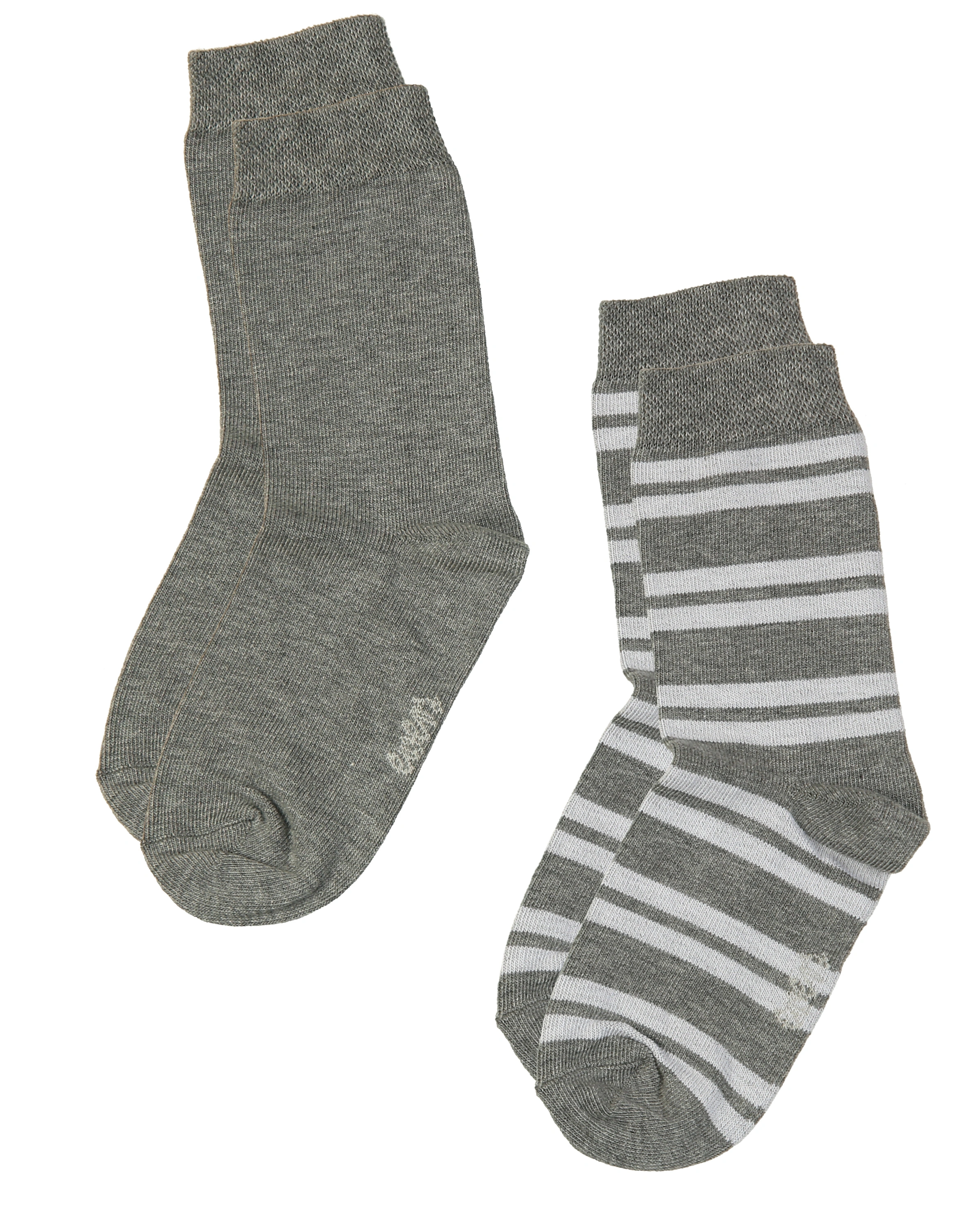 Socken RINGEL & UNI 4er-Pack in grau/navy