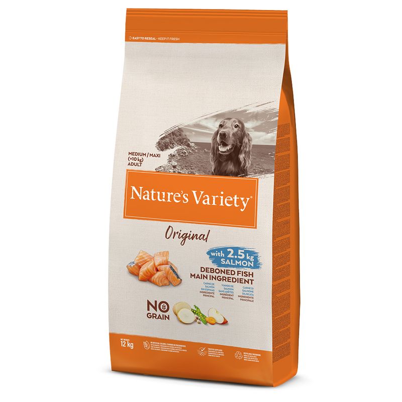 Nature's Variety Original No Grain Medium Adult saumon