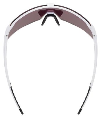 Lunettes Uvex Pace Stage CV Blanc/Verres Jaune Miroir