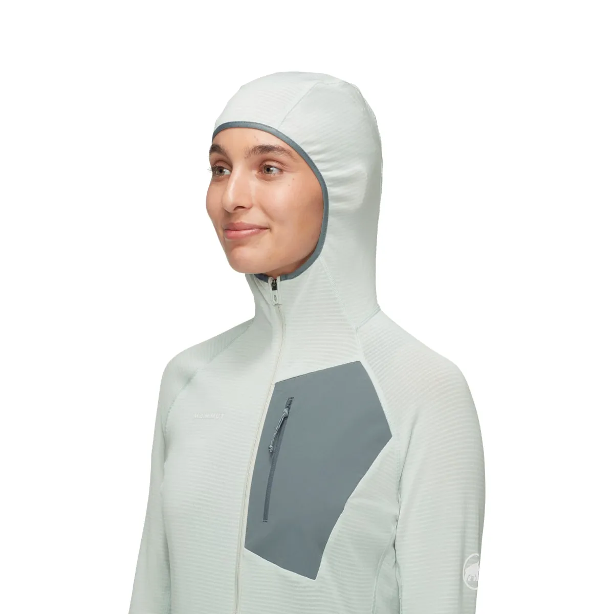 Mammut Aenergy Light Ml Hooded Jacket Women Silver Sage-strata