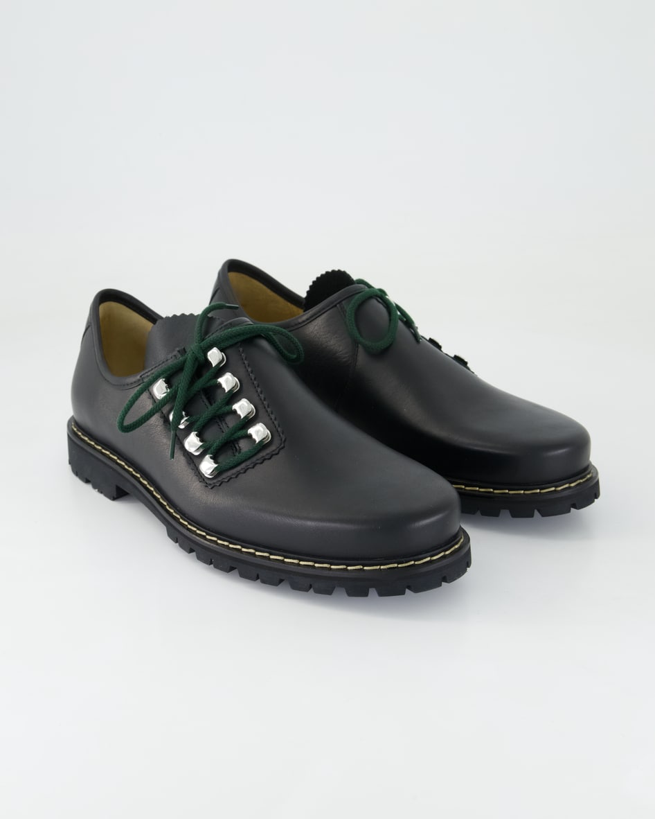Dirndl & Bua 6743 Schnürschuhe in Schwarz