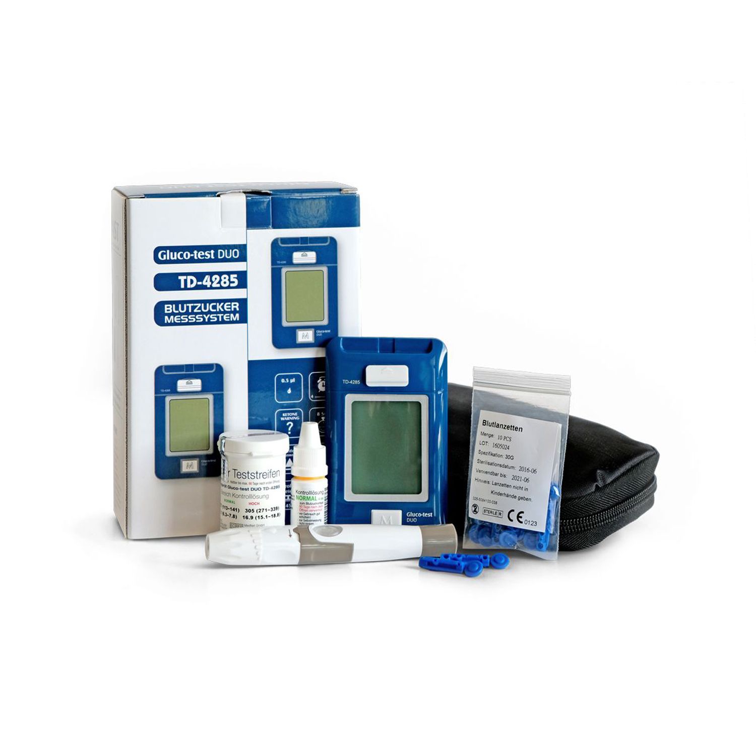 Gluco-test DUO TD-4285 Starterset mg/dl