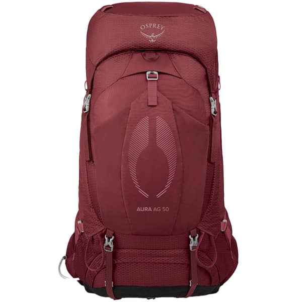 Sac à dos randonnée OSPREY AURA AG 50 BERRY SORBET RED