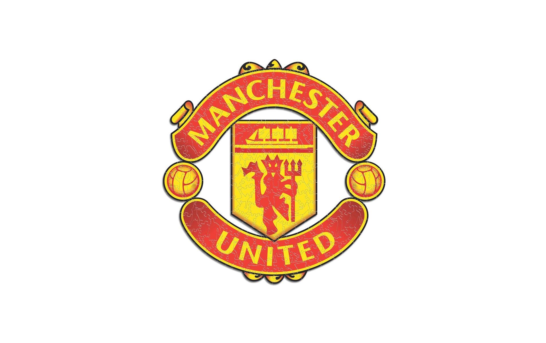 FC Manchester United -LogoHolzpuzzle Grösse M