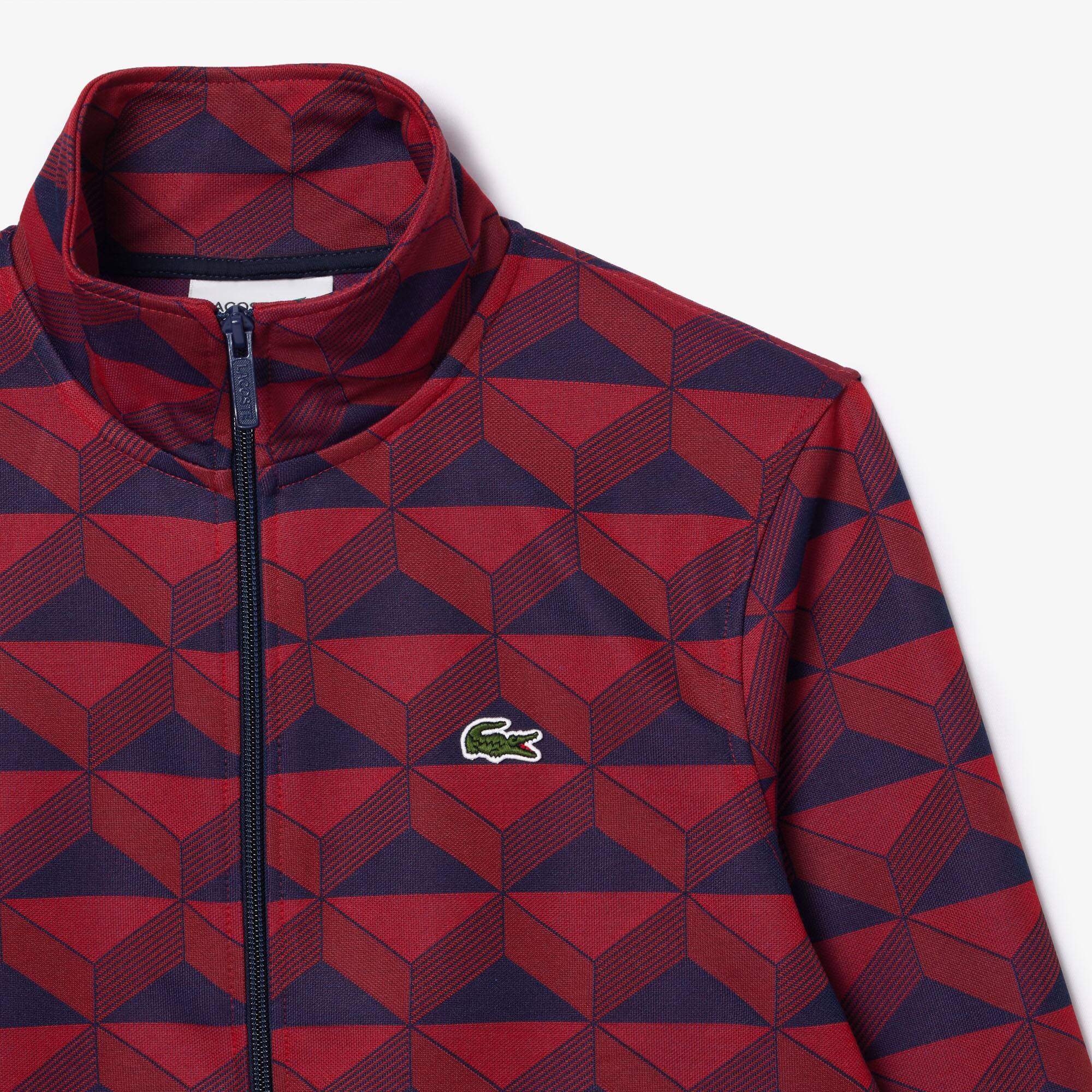 Sweatshirt mit Robert George Jacquard-Motiv Sweatshirts - Blau - Lacoste - Unisex