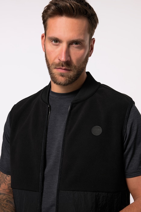 JAY-PI Fleeceweste, Golf, College-Kragen, bis 7 XL