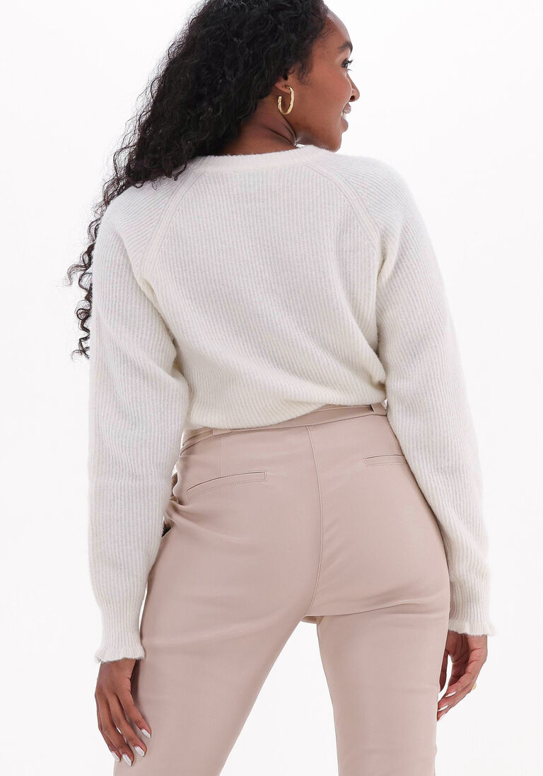NEO NOIR gebroken wit neo noir trui asli knitblouse