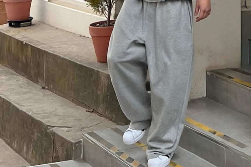 SeoulPop - Sweatshirt met losse pasvorm en letterprint