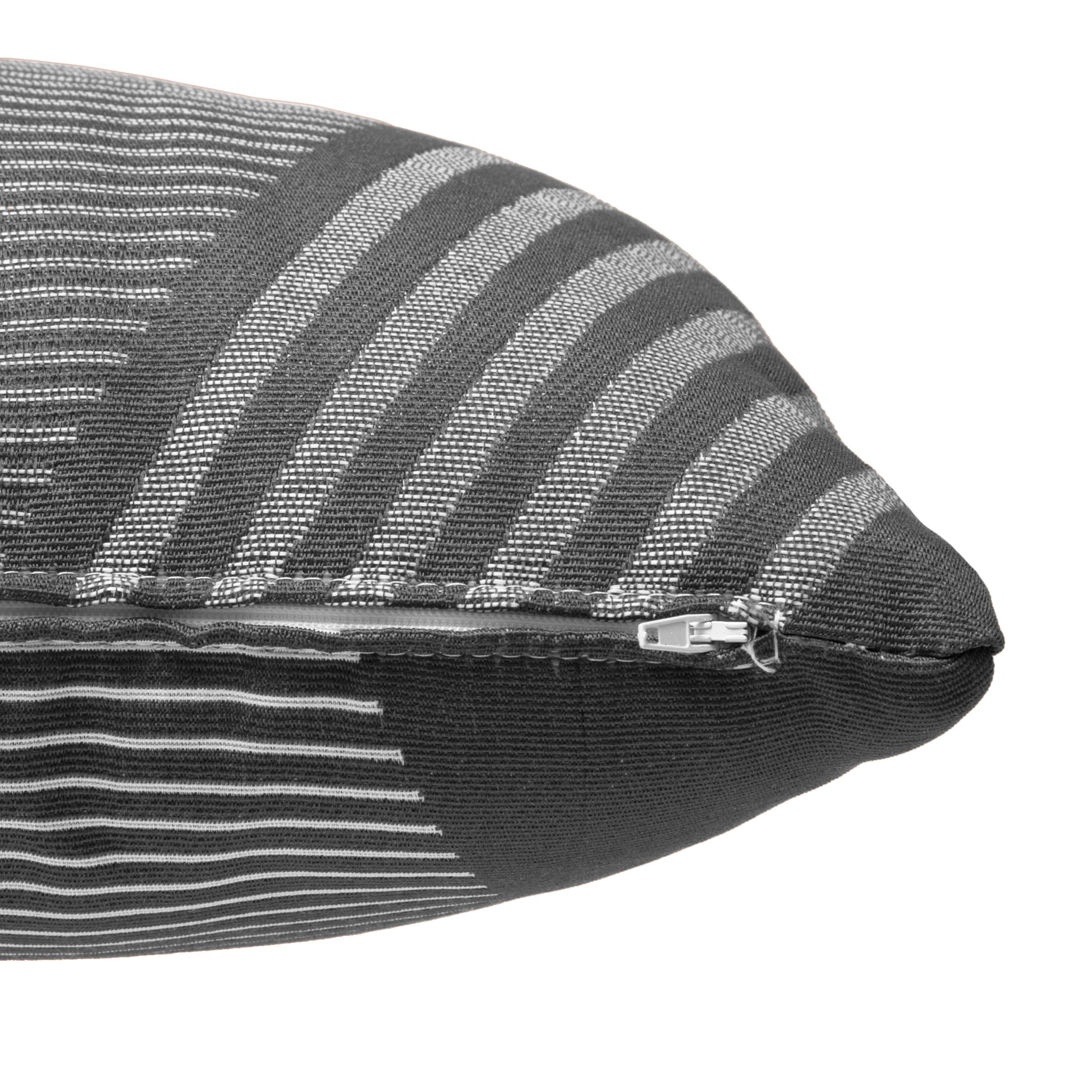 COUSSIN JACQUARD 30X50CM ARDOISE