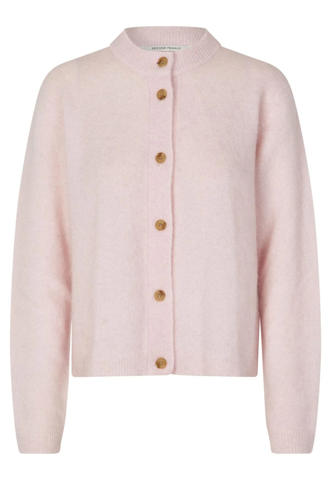 Second Female Brook Knit Plain Cardigan