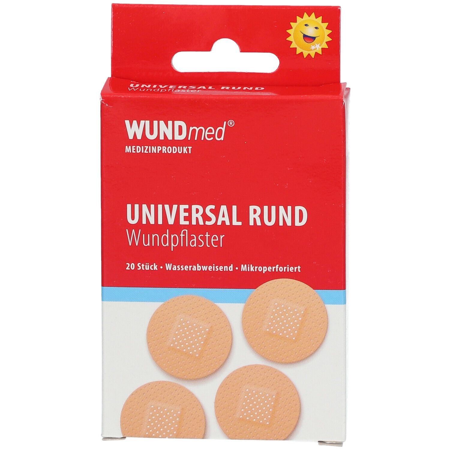 WUNDmed® Wund-Pflaster Runde Form 2,5 cm