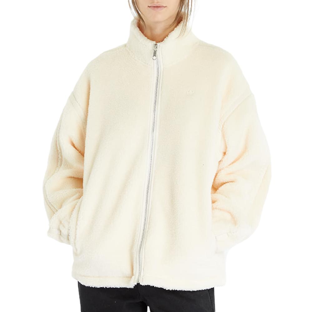 Adidas Sweat Zippé Beige Femme Adidas IM3899